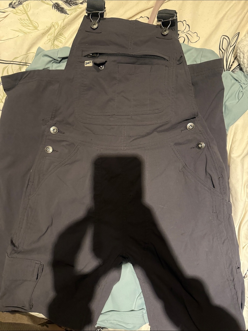 Duluth Trading Co Gray Women's Bib Overalls
